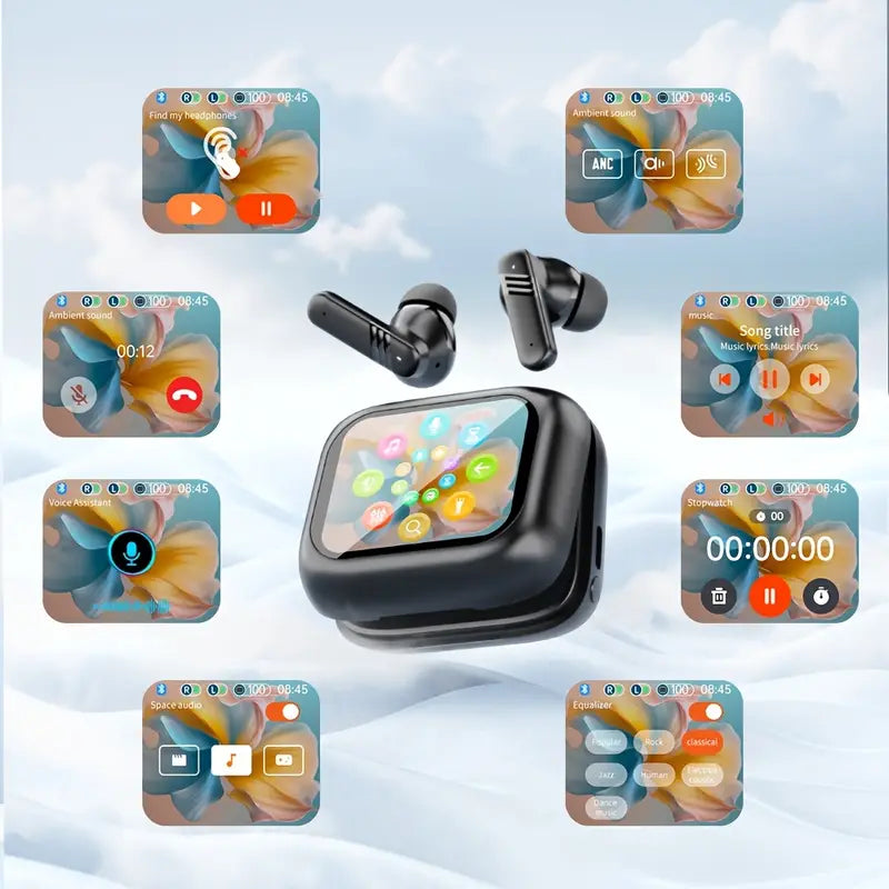 AURICULARES NE10 PRO - BLUETOOTH 5.4, PANTALLA LED Y BATERIA DE 48H