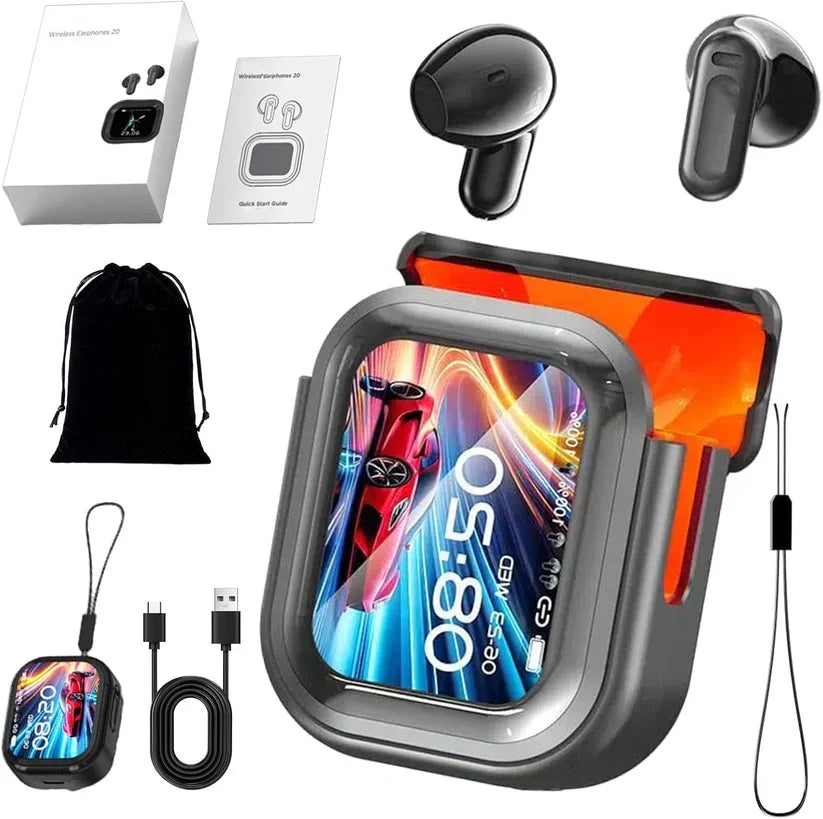 AURICULARES HTC NE20 - BLUETOOTH 5.4, PANTALLA LED Y BATERIA 48H